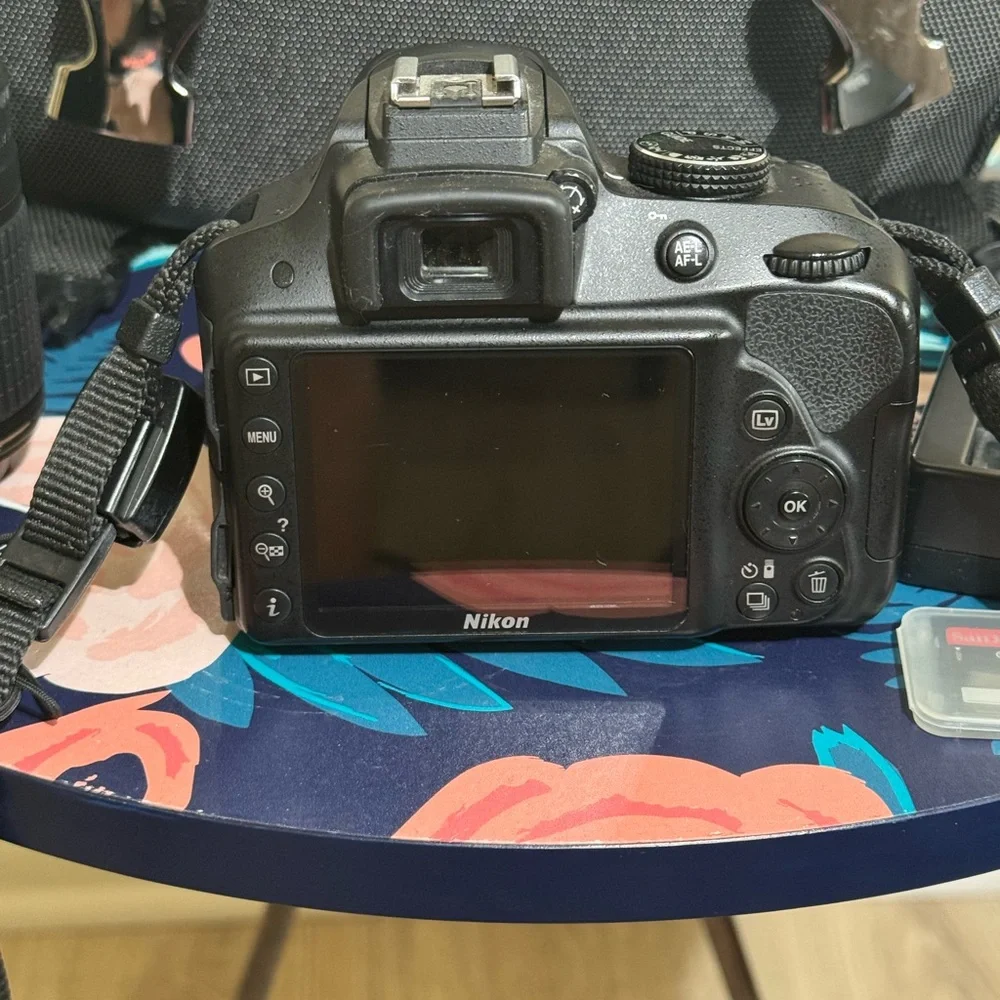 Nikon D3300 Black DSLR Camera Kit with Accessories